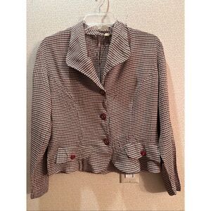 Vintage plaid blazer